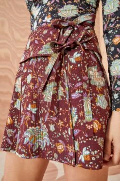 ULLA JOHNSON Dimi Skirt - Heliotrope -Ulla Johnson ULLA JOHNSON Dimi Skirt HELIOTROPE 02 ALT