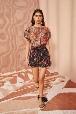 ULLA JOHNSON Dina Top - Coral Bloom -Ulla Johnson ULLA JOHNSON Dina Top CORAL BLOOM 0055