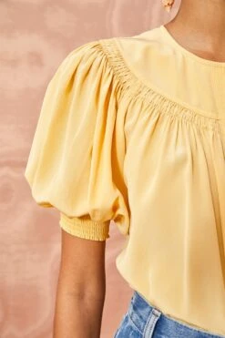 ULLA JOHNSON Dina Top - Dune -Ulla Johnson ULLA JOHNSON Dina Top DUNE 05