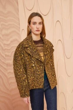 ULLA JOHNSON Dorothea Jacket - Lynx -Ulla Johnson ULLA JOHNSON Dorothea Jacket LYNX 0135