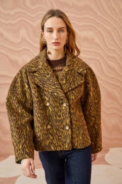 ULLA JOHNSON Dorothea Jacket - Lynx