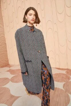New Arrival 3 ULLA JOHNSON Eleanor Coat - Graphite