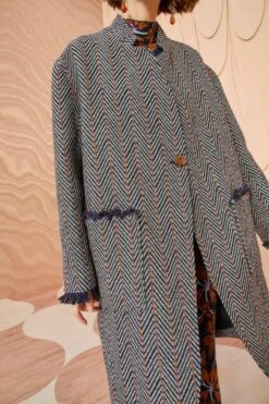 New Arrival -Ulla Johnson ULLA JOHNSON Eleanor Coat GRAPHITE 02 ALT