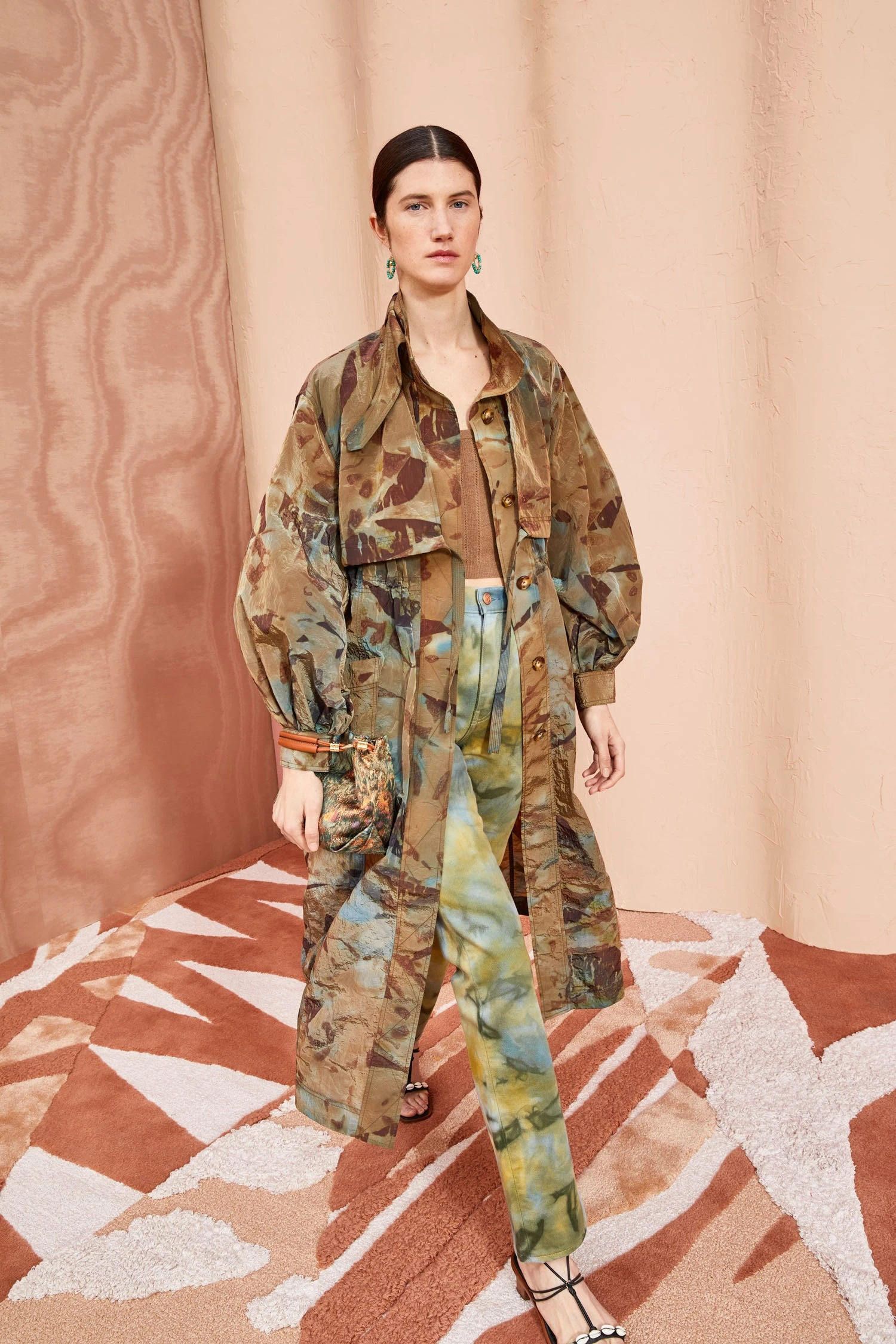 ULLA JOHNSON Elettra Trench - Chalcedony 6 ULLA JOHNSON Elettra Trench - Chalcedony - Image 6