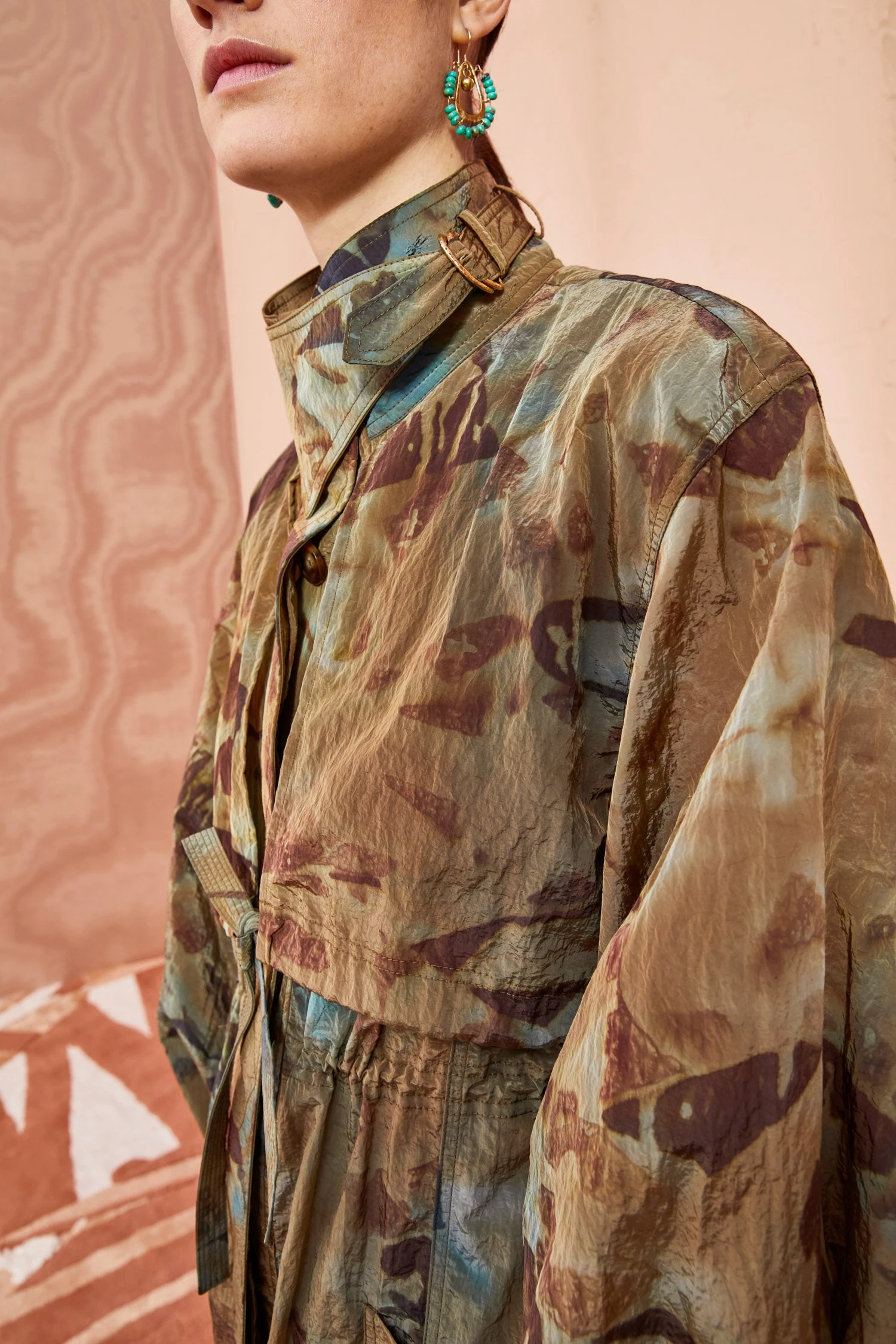 ULLA JOHNSON Elettra Trench - Chalcedony 2 ULLA JOHNSON Elettra Trench - Chalcedony - Image 2