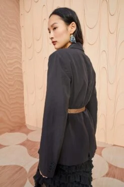 ULLA JOHNSON Ellery Jacket - Noir 8 ULLA JOHNSON Ellery Jacket - Noir -Ulla Johnson ULLA JOHNSON Ellery Jacket NOIR 0147