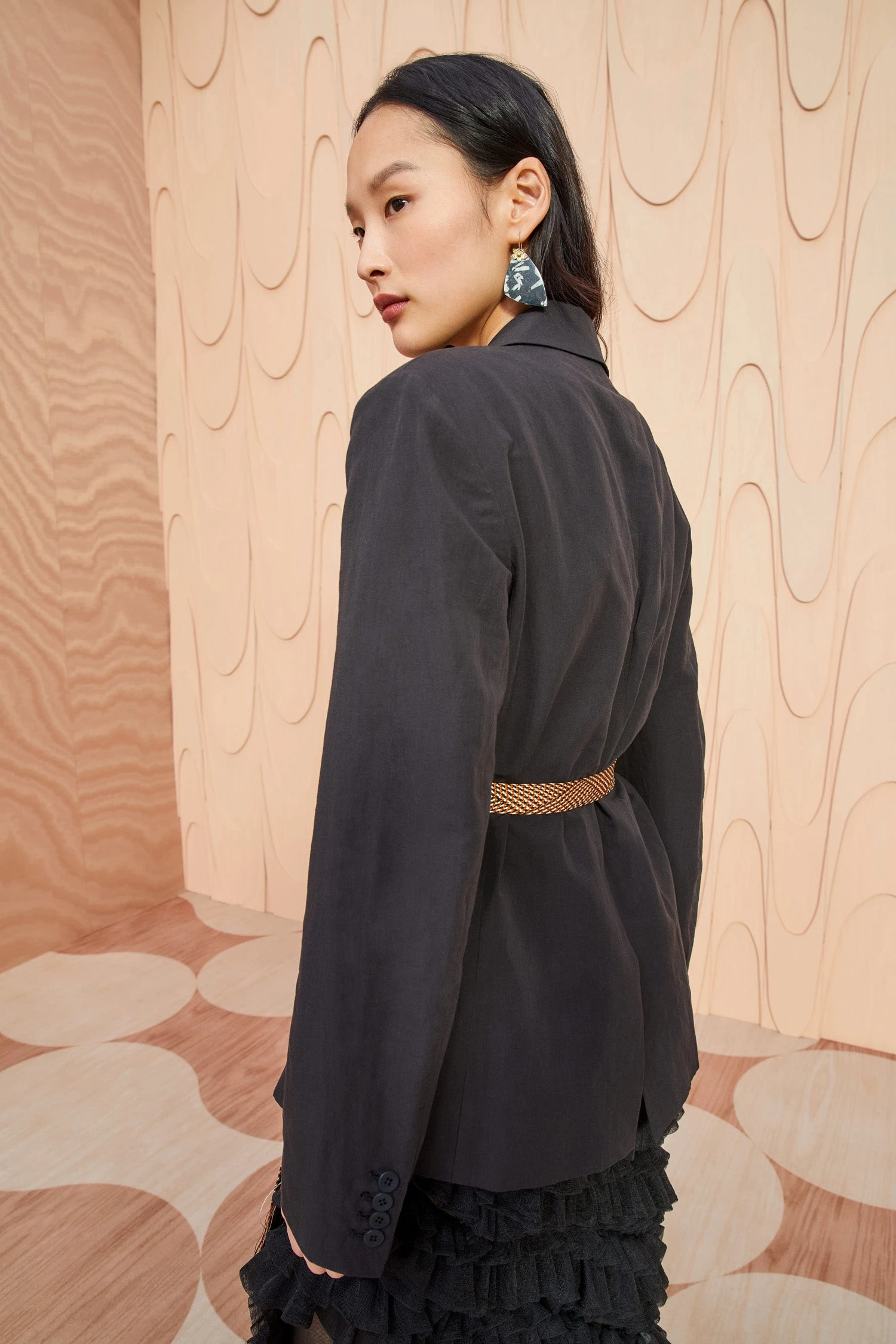 ULLA JOHNSON Ellery Jacket - Noir 4 ULLA JOHNSON Ellery Jacket - Noir - Image 4