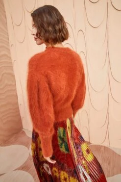 ULLA JOHNSON Emira Pullover - Redwood -Ulla Johnson ULLA JOHNSON Emira Pullover REDWOOD 0174