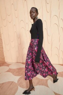 ULLA JOHNSON Emmy Skirt - Zinnia 7 ULLA JOHNSON Emmy Skirt - Zinnia -Ulla Johnson ULLA JOHNSON Emmy Skirt ZINNIA 03