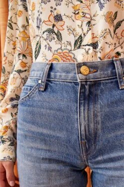 ULLA JOHNSON The Esme Jean - Danube Medium Indigo Wash -Ulla Johnson ULLA JOHNSON Esme Jean DANUBE MEDIUM WASH 04