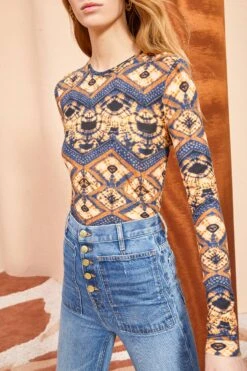 ULLA JOHNSON Eve Top - Constellation 9 ULLA JOHNSON Eve Top - Constellation -Ulla Johnson ULLA JOHNSON Eve Top CONSTELLATION 02 ALT