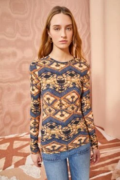 ULLA JOHNSON Eve Top - Constellation 7 ULLA JOHNSON Eve Top - Constellation -Ulla Johnson ULLA JOHNSON Eve Top CONSTELLATION 03