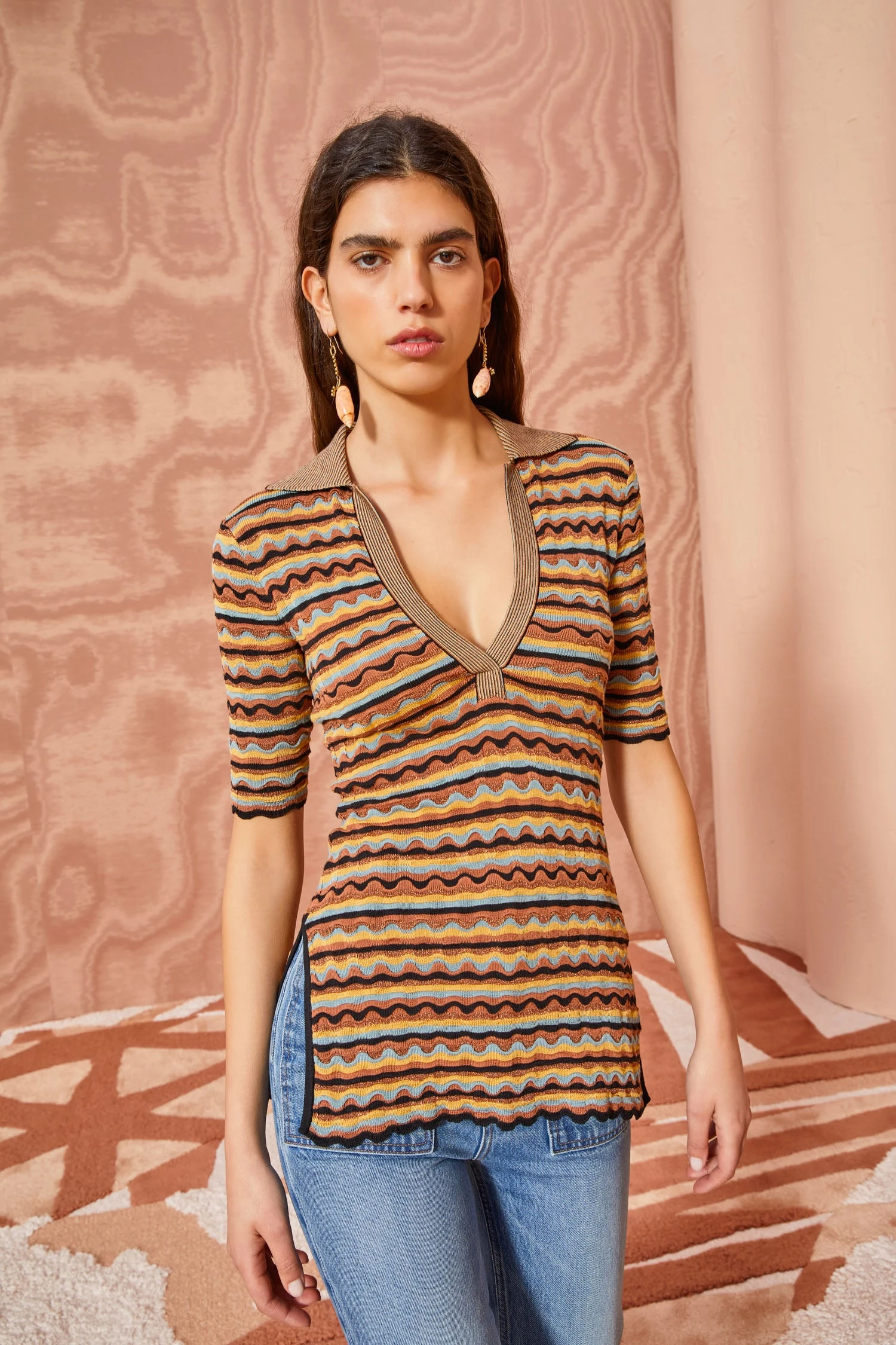 ULLA JOHNSON Felix Top - Tiger's Eye 1 ULLA JOHNSON Felix Top - Tiger's Eye