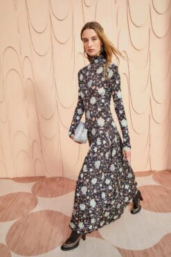 ULLA JOHNSON Fernanda Dress - Nuit 10 ULLA JOHNSON Fernanda Dress - Nuit -Ulla Johnson ULLA JOHNSON Fernanda Dress NUIT 0020