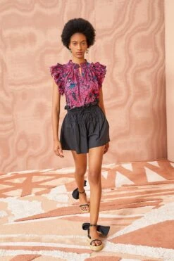 ULLA JOHNSON Fleur Top - Snapdragon 7 ULLA JOHNSON Fleur Top - Snapdragon -Ulla Johnson ULLA JOHNSON Fleur Top SNAPDRAGON 01 MAIN