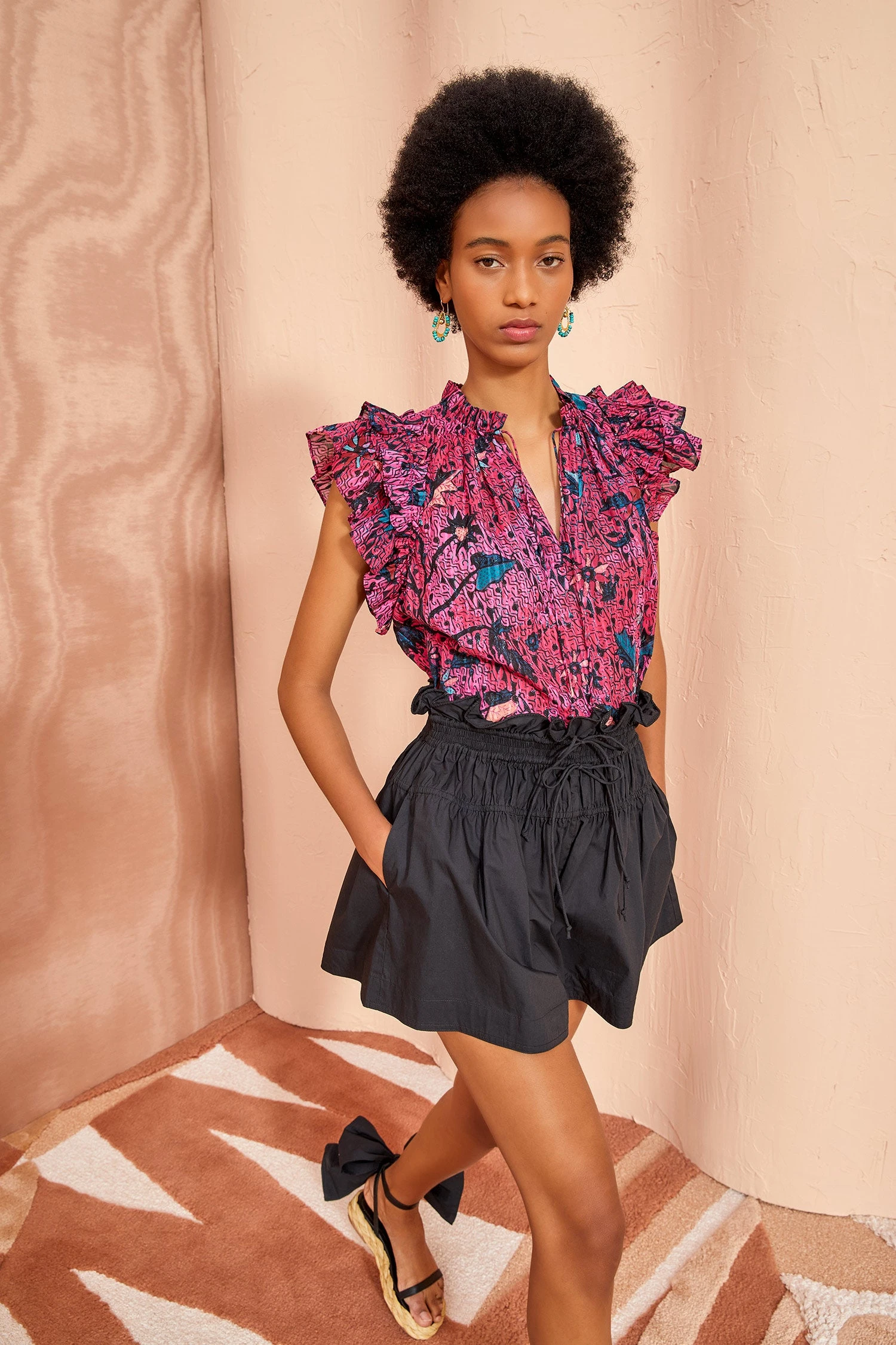 ULLA JOHNSON Fleur Top - Snapdragon 1 ULLA JOHNSON Fleur Top - Snapdragon