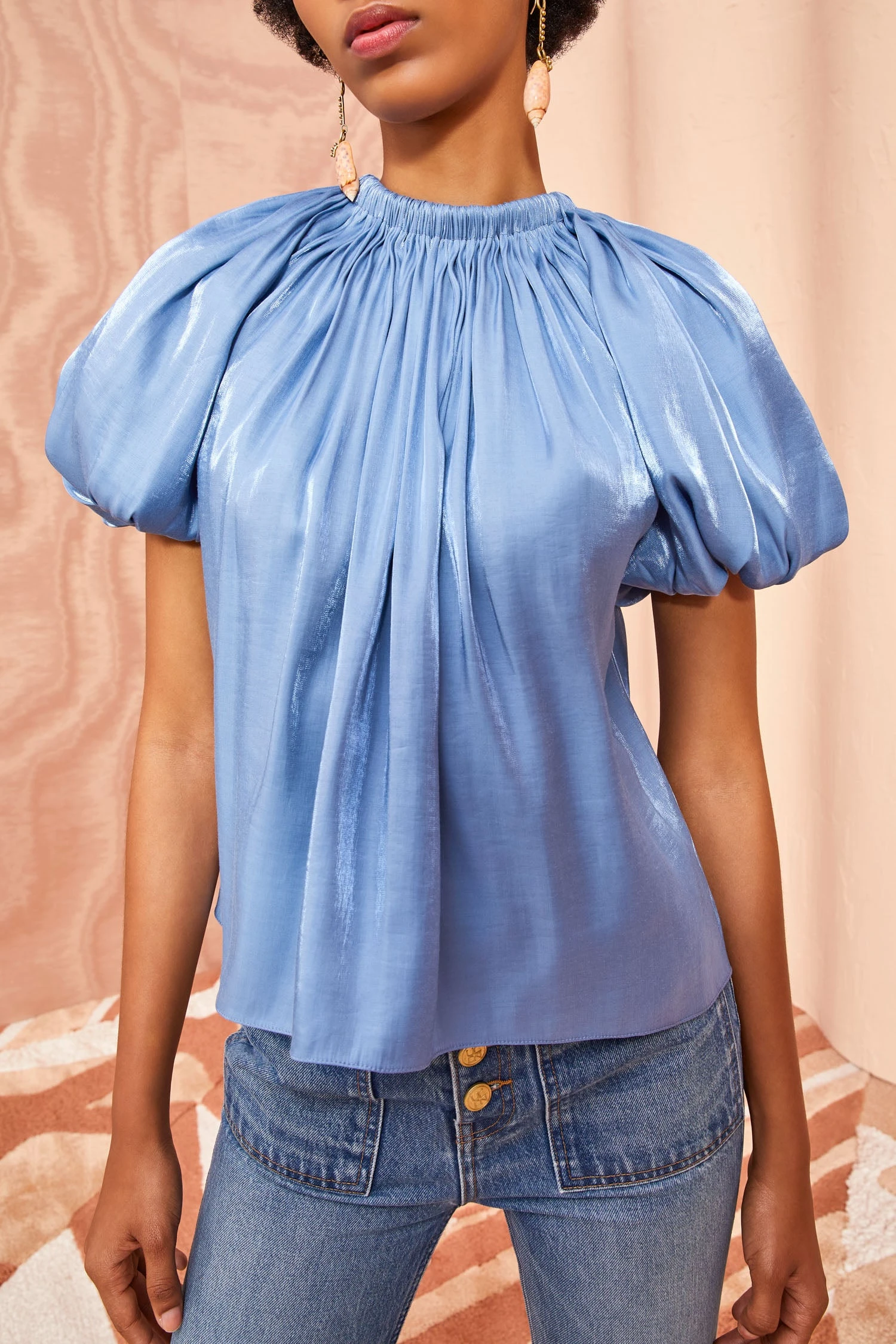 ULLA JOHNSON Flo Top - River 4 ULLA JOHNSON Flo Top - River - Image 4