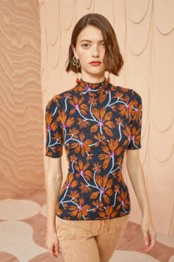 ULLA JOHNSON Flora Top - Bellflower -Ulla Johnson ULLA JOHNSON Flora Top BELLFLOWER 03