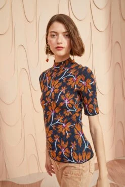 ULLA JOHNSON Flora Top - Bellflower -Ulla Johnson ULLA JOHNSON Flora Top BELLFLOWER 05