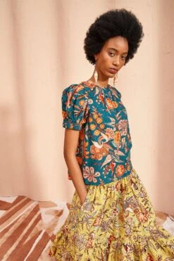 ULLA JOHNSON Frances Top - Delphinium 7 ULLA JOHNSON Frances Top - Delphinium -Ulla Johnson ULLA JOHNSON Frances Top DELPHINIUM 0003