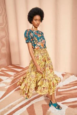 ULLA JOHNSON Frances Top - Delphinium 9 ULLA JOHNSON Frances Top - Delphinium -Ulla Johnson ULLA JOHNSON Frances Top DELPHINIUM 0110