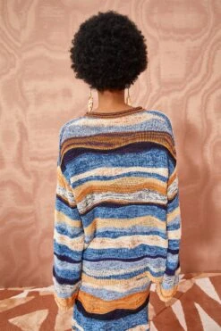 ULLA JOHNSON Francie Pullover - Aegean 10 ULLA JOHNSON Francie Pullover - Aegean -Ulla Johnson ULLA JOHNSON Francie Pullover AEGEAN 04