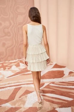 ULLA JOHNSON Georgia Dress - Cobblestone -Ulla Johnson ULLA JOHNSON Georgia Dress COBBLESTONE 04