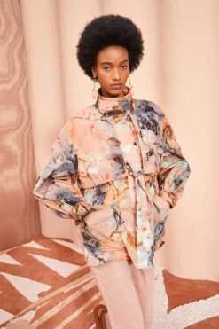 ULLA JOHNSON Giorgia Jacket - Fire Opal 7 ULLA JOHNSON Giorgia Jacket - Fire Opal -Ulla Johnson ULLA JOHNSON Giorgia Jacket FIREOPAL 0051