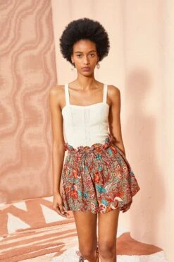 ULLA JOHNSON Giselle Top - Chalk