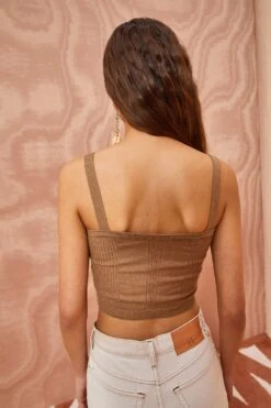 ULLA JOHNSON Giselle Top - Chestnut 8 ULLA JOHNSON Giselle Top - Chestnut -Ulla Johnson ULLA JOHNSON Giselle Top CHESTNUT 0060