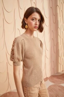 ULLA JOHNSON Harper Top - Fawn -Ulla Johnson ULLA JOHNSON Harper Top FAWN 03