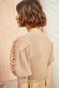 ULLA JOHNSON Harper Top - Fawn -Ulla Johnson ULLA JOHNSON Harper Top FAWN 04