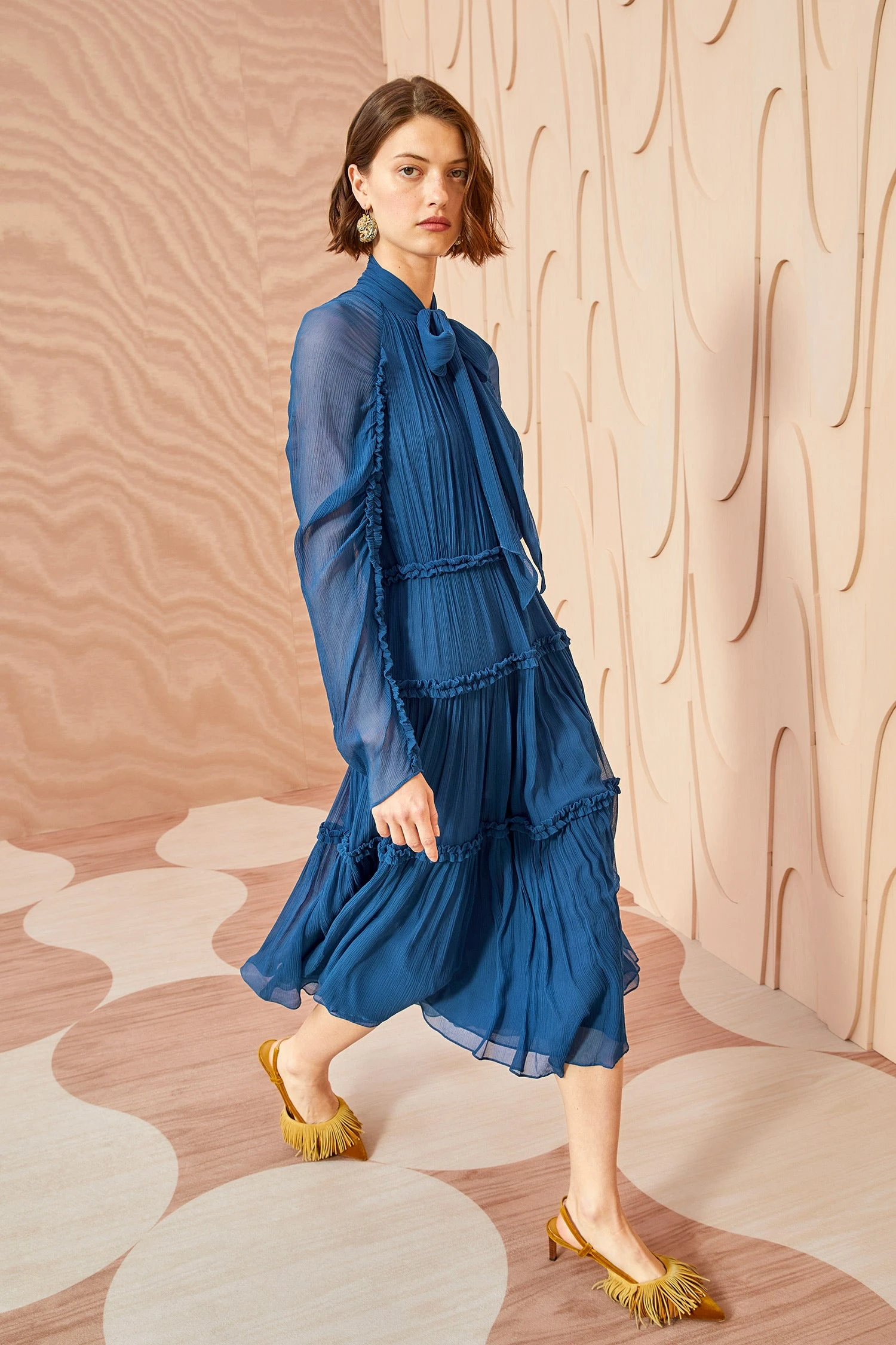 ULLA JOHNSON Idalia Dress - Sapphire 5 ULLA JOHNSON Idalia Dress - Sapphire - Image 5