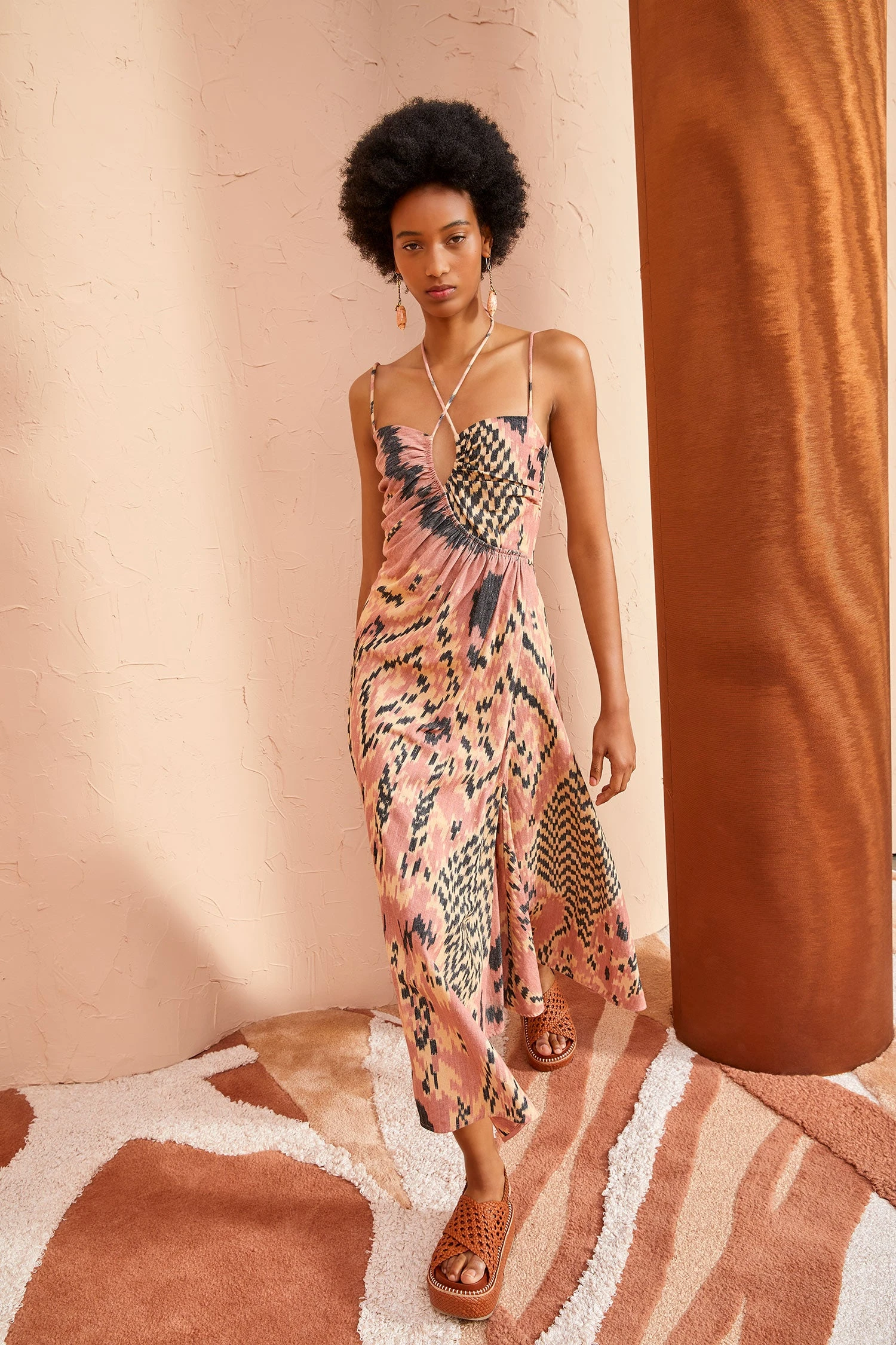 ULLA JOHNSON Imara Dress - Honeycomb 4 ULLA JOHNSON Imara Dress - Honeycomb - Image 4