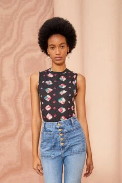 ULLA JOHNSON Ines Top - Nocturne -Ulla Johnson ULLA JOHNSON Ines Top NOCTURNE 05