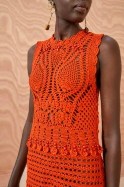 ULLA JOHNSON Innika Dress - Carnelian 8 ULLA JOHNSON Innika Dress - Carnelian -Ulla Johnson ULLA JOHNSON Innika Dress CARNELIAN 02 ALT