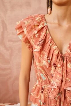 ULLA JOHNSON Kaede Top - Mesa Floral 8 ULLA JOHNSON Kaede Top - Mesa Floral -Ulla Johnson ULLA JOHNSON Kaede Top MESA FLORAL 02 ALT