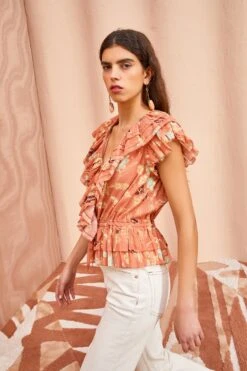 ULLA JOHNSON Kaede Top - Mesa Floral 9 ULLA JOHNSON Kaede Top - Mesa Floral -Ulla Johnson ULLA JOHNSON Kaede Top MESA FLORAL 03