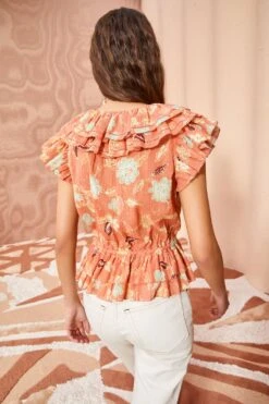 ULLA JOHNSON Kaede Top - Mesa Floral 10 ULLA JOHNSON Kaede Top - Mesa Floral -Ulla Johnson ULLA JOHNSON Kaede Top MESA FLORAL 04