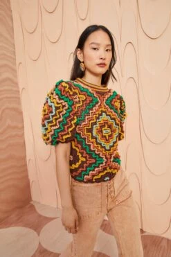 ULLA JOHNSON Kalila Top - Fire Opal -Ulla Johnson ULLA JOHNSON Kalila Top FIREOPAL 0075