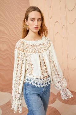 ULLA JOHNSON Kavita Blouse - Ivory 9 ULLA JOHNSON Kavita Blouse - Ivory -Ulla Johnson ULLA JOHNSON Kavita Blouse IVORY 0031