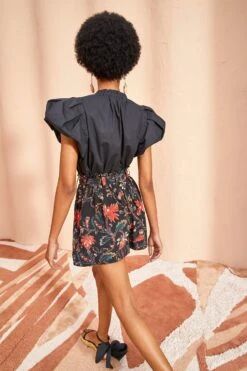 ULLA JOHNSON Leica Shorts - Obsidian -Ulla Johnson ULLA JOHNSON Leica Shorts OBSIDIAN 0189