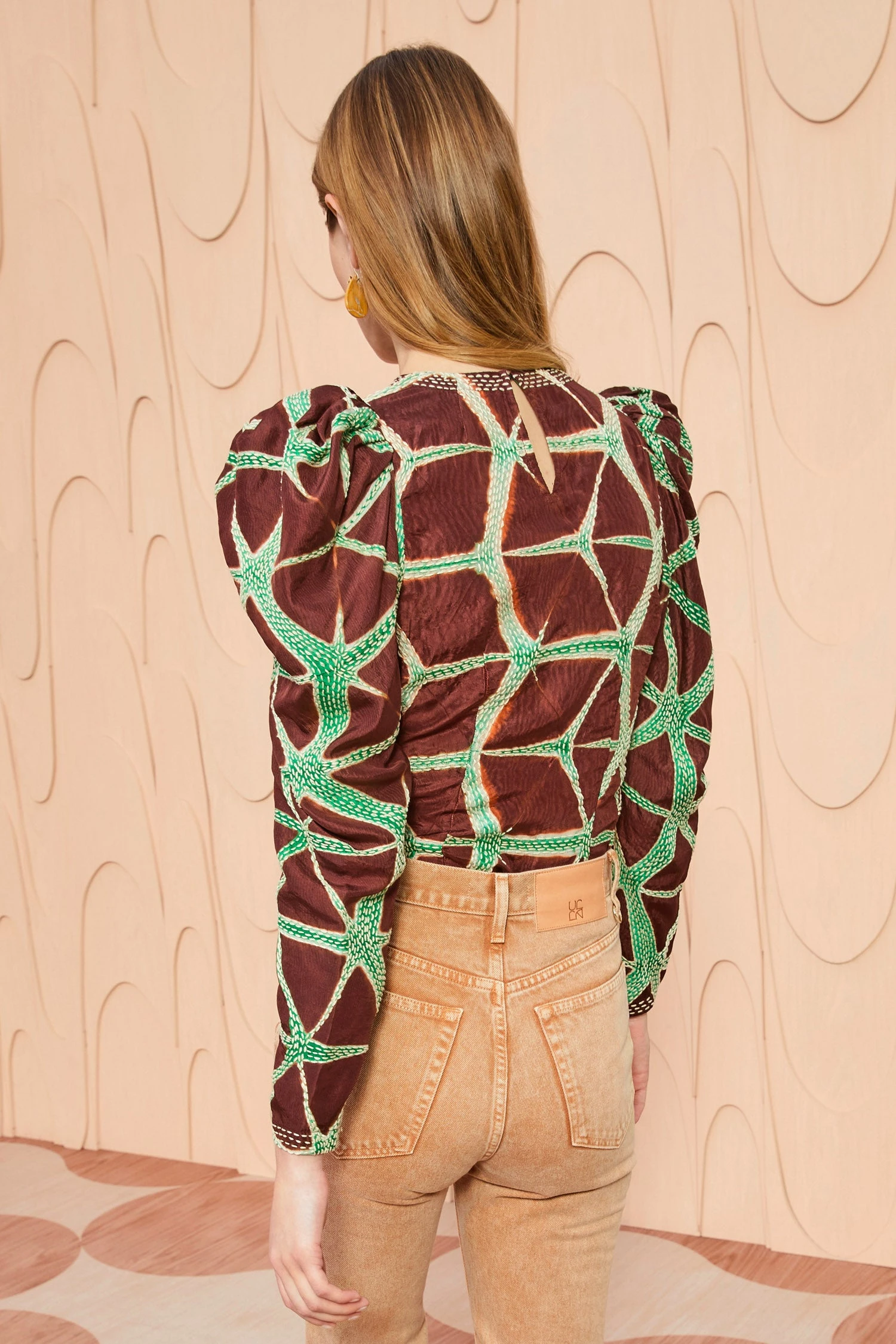 ULLA JOHNSON Leyla Blouse - Teak 5 ULLA JOHNSON Leyla Blouse - Teak - Image 5