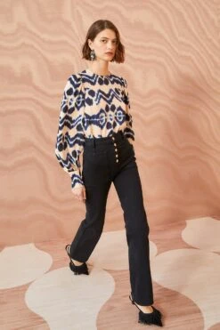 ULLA JOHNSON Lilliana Blouse - Nimbus 10 ULLA JOHNSON Lilliana Blouse - Nimbus -Ulla Johnson ULLA JOHNSON Lilliana Blouse NIMBUS 05