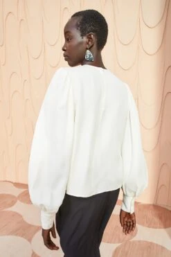 ULLA JOHNSON Lilliana Blouse - Pristine -Ulla Johnson ULLA JOHNSON Lilliana Blouse PRISTINE 04