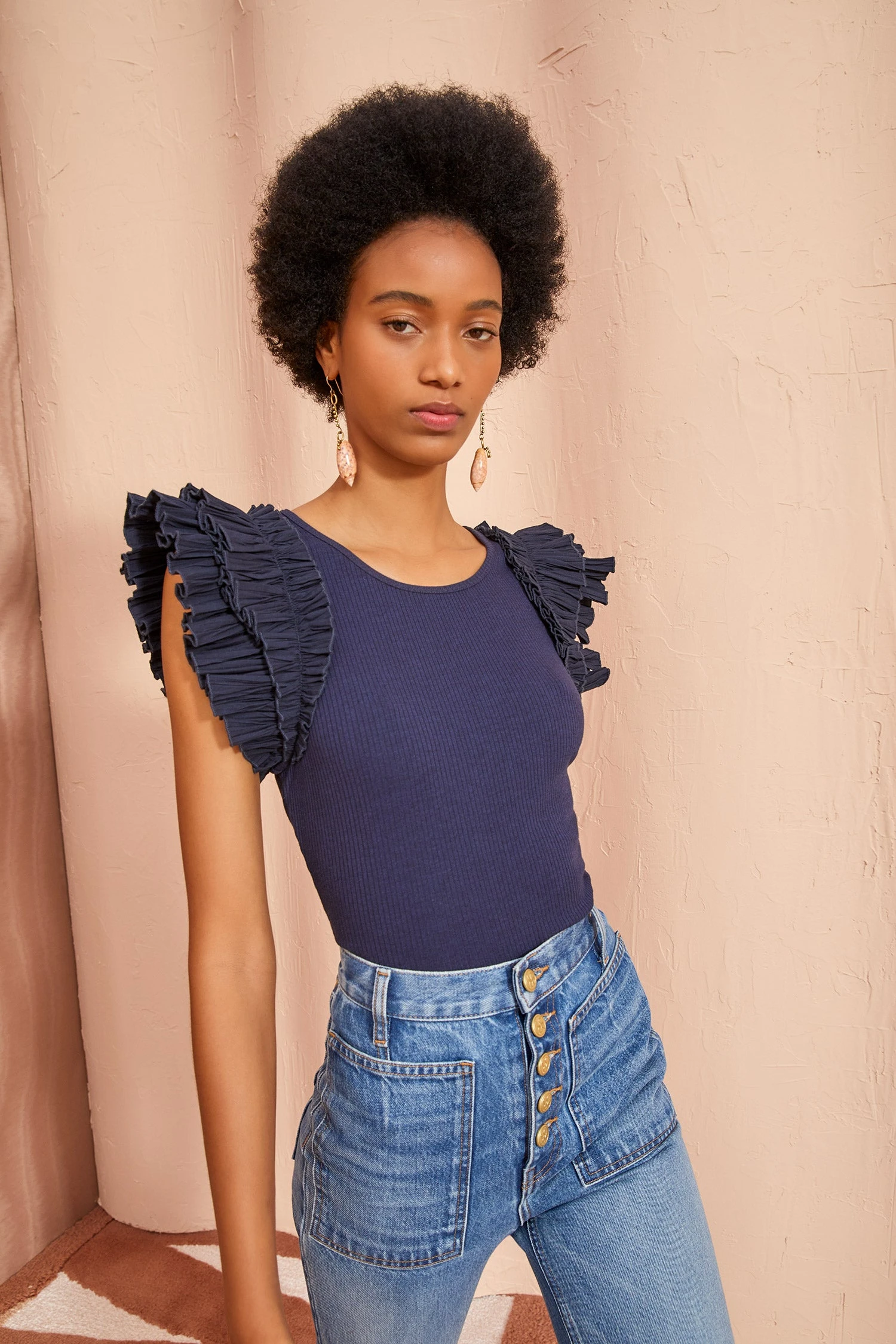 ULLA JOHNSON Lilo Top - Midnight 1 ULLA JOHNSON Lilo Top - Midnight