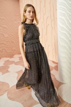 ULLA JOHNSON Lirra Gown - Peridot -Ulla Johnson ULLA JOHNSON Lirra Gown PERIDOT 01 MAIN