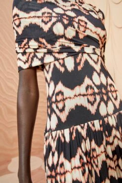 ULLA JOHNSON Livia Dress - Obsidian -Ulla Johnson ULLA JOHNSON Livia Dress OBSIDIAN 02 ALT