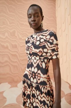 ULLA JOHNSON Livia Dress - Obsidian -Ulla Johnson ULLA JOHNSON Livia Dress OBSIDIAN 03