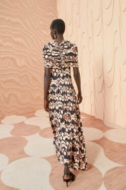 ULLA JOHNSON Livia Dress - Obsidian -Ulla Johnson ULLA JOHNSON Livia Dress OBSIDIAN 04